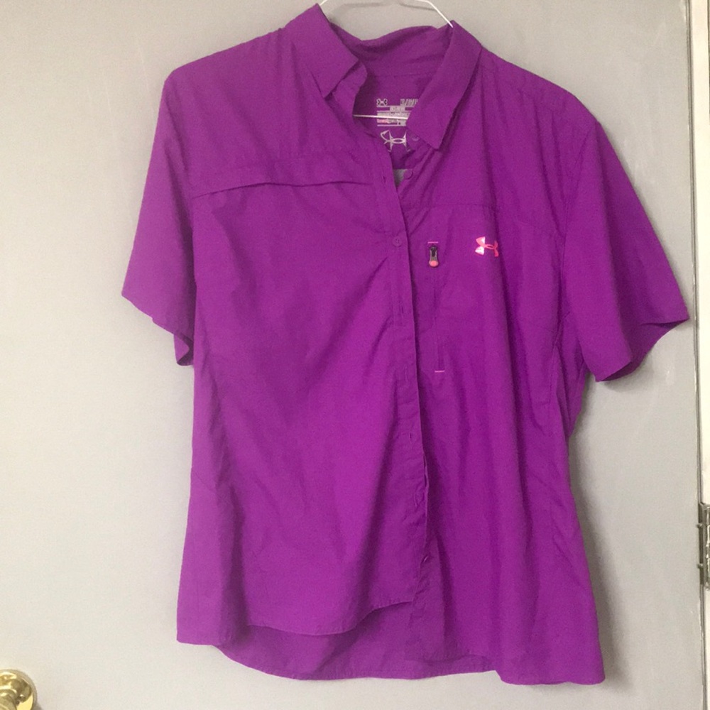 Under Armour fishing shirt!